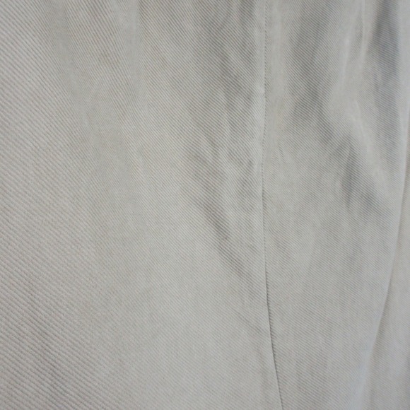 I By Como Pencil Mini Skirt 10 Beige Rhinestone Buckle Slit Y2K Brat Canada 240 - Picture 10 of 12